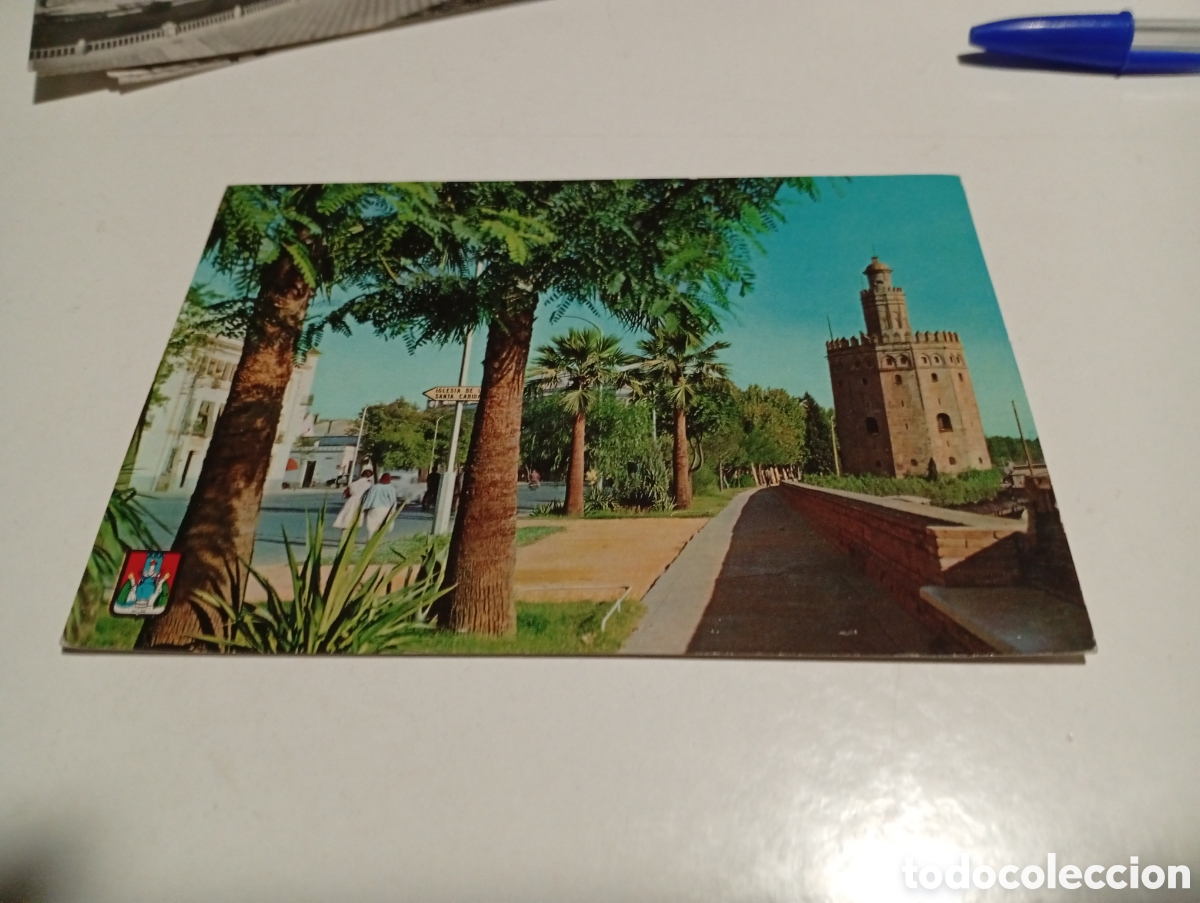 Postales: Postal Sevilla Torre del oro - Foto 1