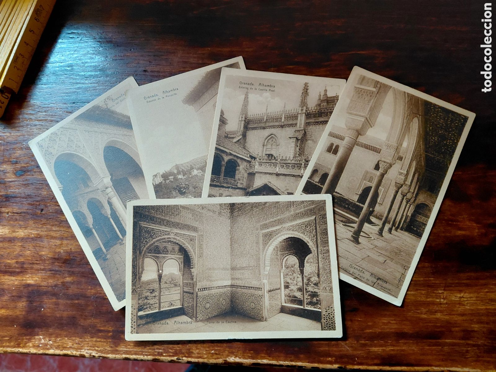 Postales: LOTE DE 5 POSTALES DE GRANADA DE PRINCIPIOS DEL SIGLO XX