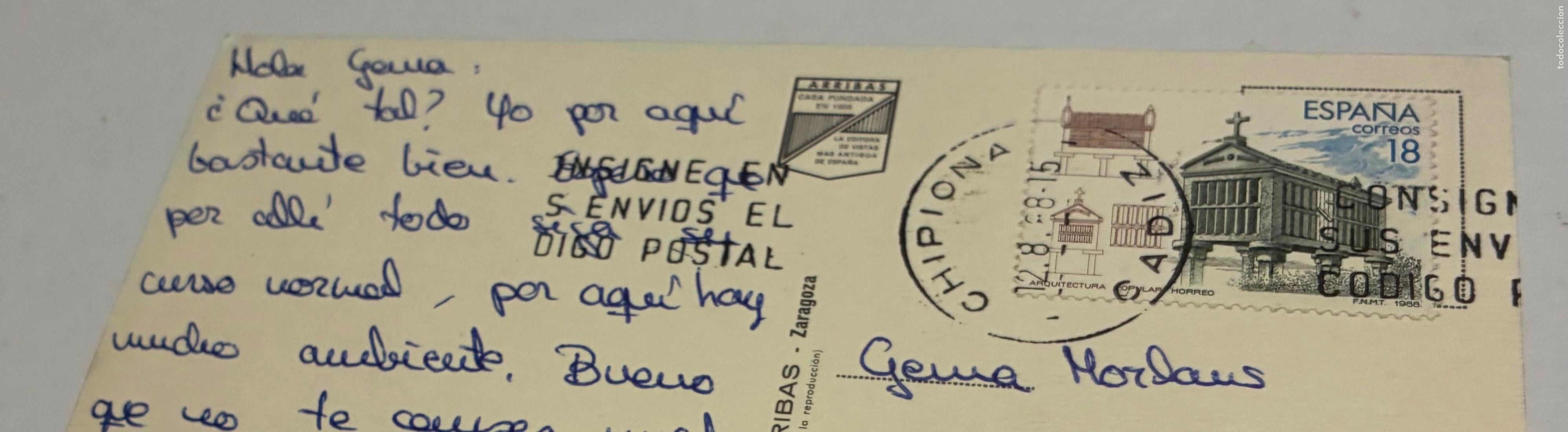 Postales: POSTAL CHIPIONA Circulada - Foto 3