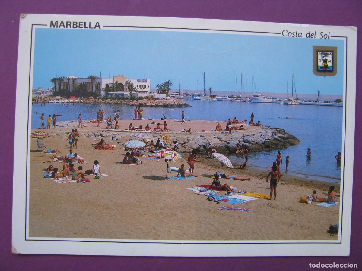 Postales: POSTAL DE MARBELLA. PLAYA. DOMINGUEZ 82 - Foto 1