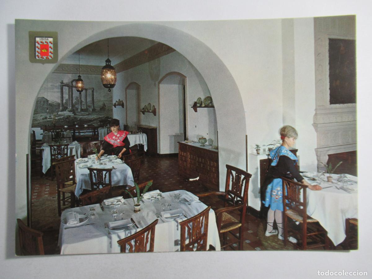 Postales: &Uacute;beda (Ja&eacute;n) - Parador Condestable D&aacute;valos. Comedor - S/C