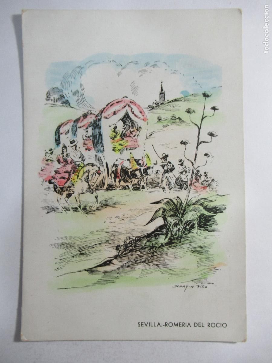 Postales: Sevilla - Romer&iacute;a del Roc&iacute;o - S/C