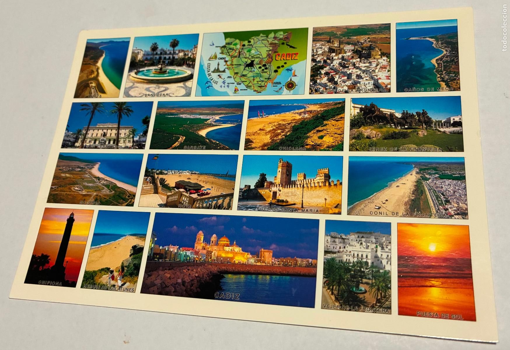 Postales: POSTAL CADIZ, , UN PASEO POR LA COSTA DE LA LUZ