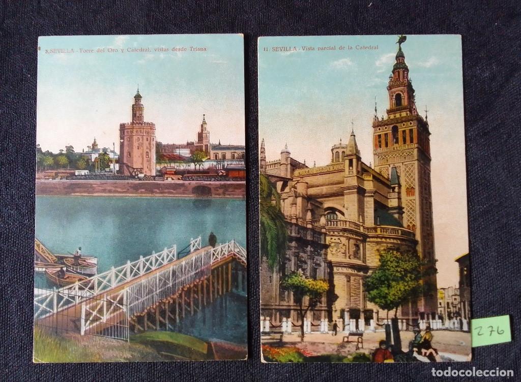Postales: 2 Postales Sevilla 1924/1941 - Foto 1