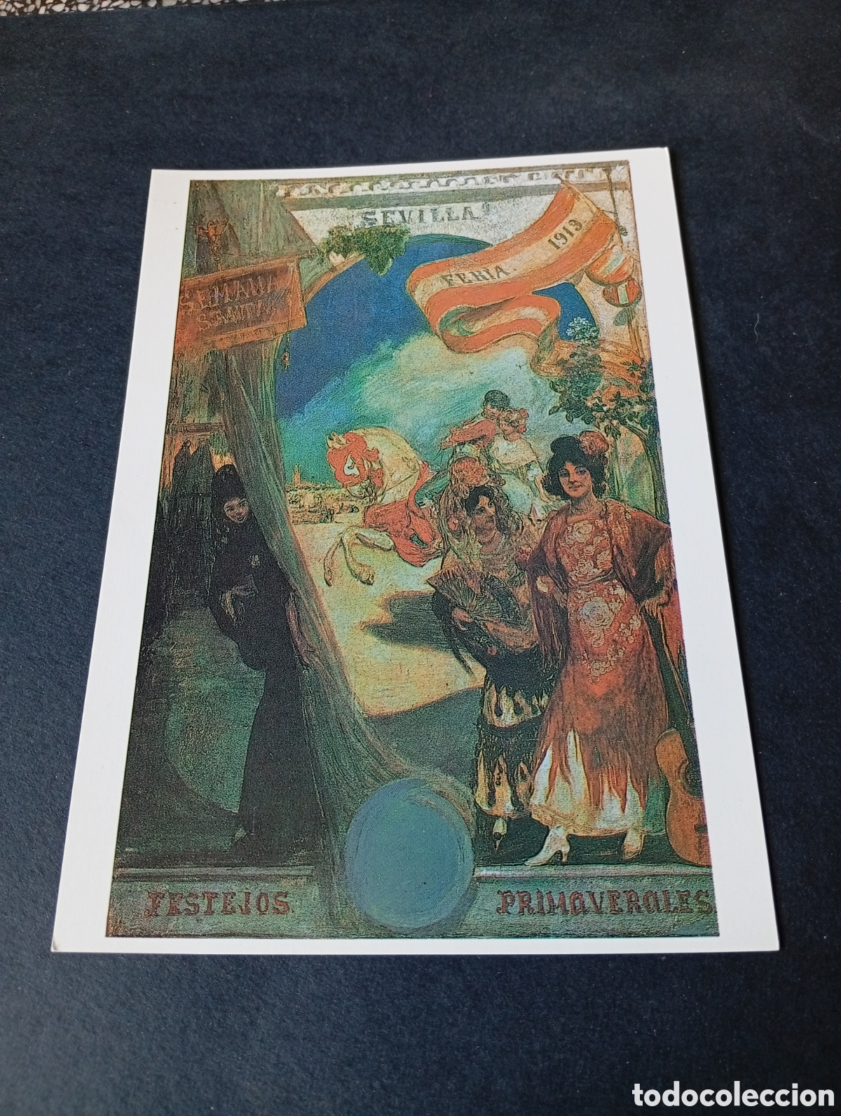 Postales: Postal semana santa Sevilla feria 1913 REPRODUCCION