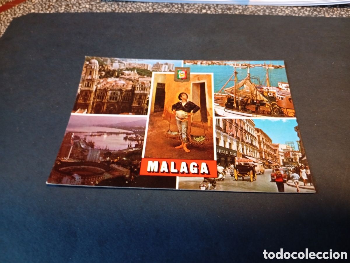 Postales: Postal M&aacute;laga panor&aacute;mica