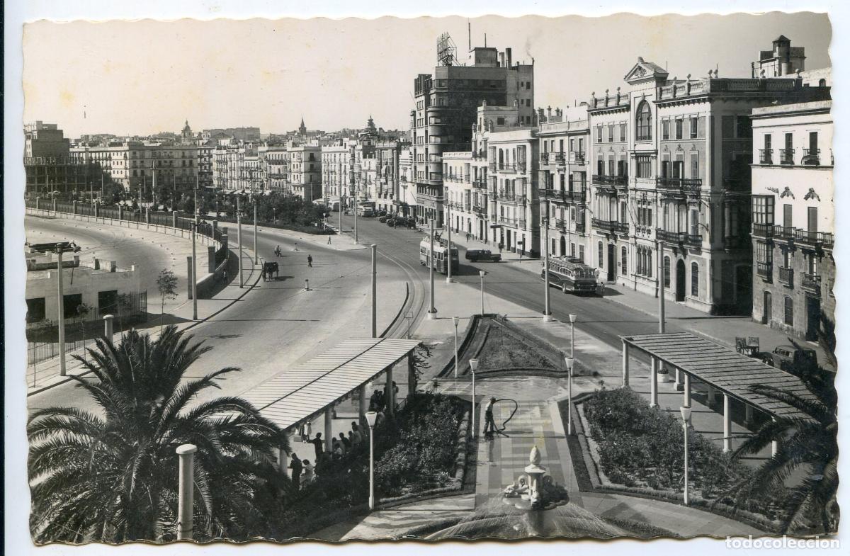 Postales: C&aacute;diz. n&ordm; 3. Avenida de Ram&oacute;n de Carranza. Ediciones Garc&iacute;a Garabella, escrita en 1956 sin circular