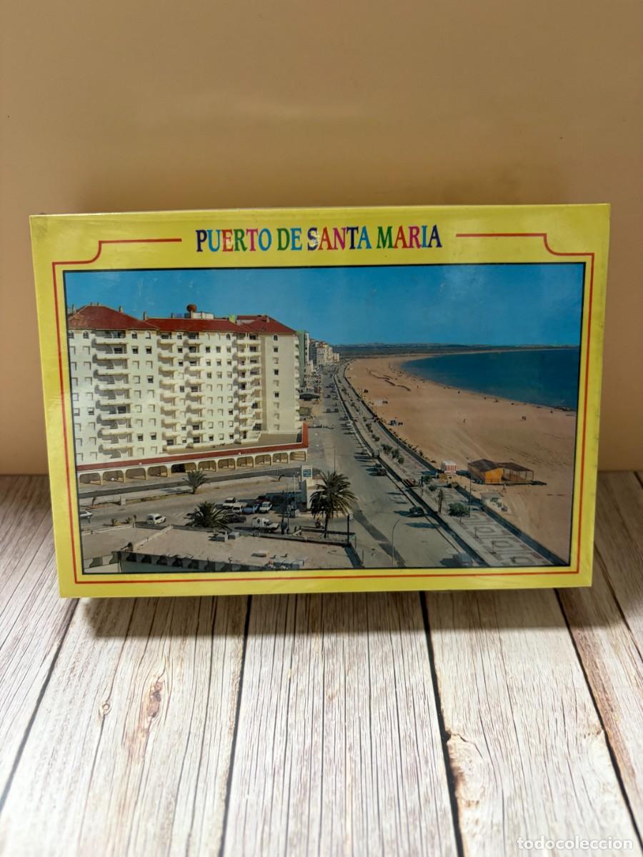 Postales: COMERCIANTES. ARRIBAS. ANTIGUAS. PAQUETE DE 100. N&ordm; 98.- EL PTO. STA. MAR&Iacute;A. PLAYA DE VALDELAGRANA