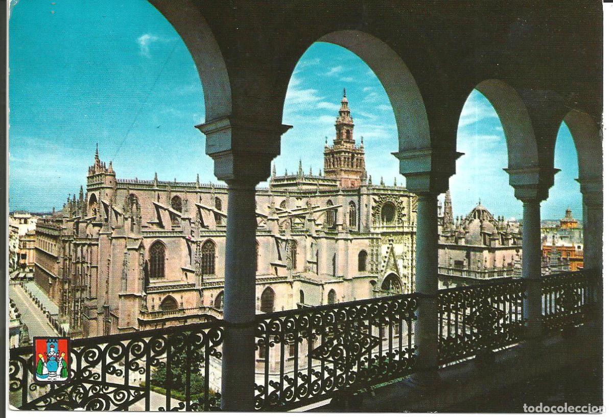 Postales: POSTAL SEVILLA - LA CATEDRAL Y LA GIRALDA - FISA 1976