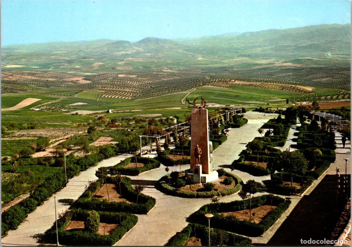 Postales: &Uacute;beda - Jardines y Monumento al Alf&eacute;rez Rojas - Arribas 2012 - 149x104mm - Olivar