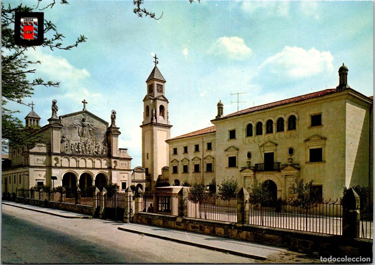 Postales: &Uacute;beda - Escuelas de la Sagrada Familia y Templo de Cristo Rey - Subirats Casanovas 21 - 148x104mm