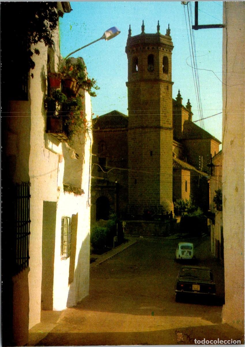 Postales: Ba&ntilde;os de la Encina (Ja&eacute;n) - Panor&aacute;mica de la Parroquia de San Mateo - IG n&ordm; 7 - 148x104mm