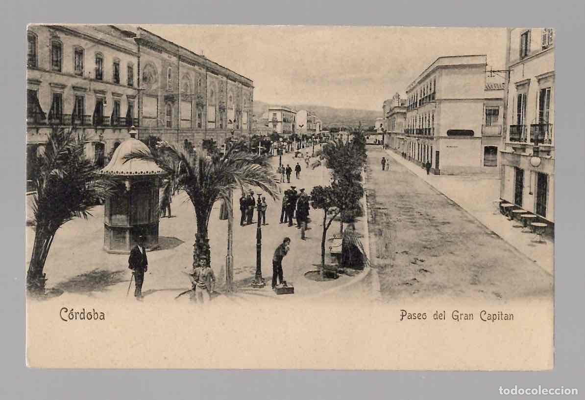 Postales: TARJETA POSTAL CORDOBA. PASEO DEL GRAN CAPITAN.