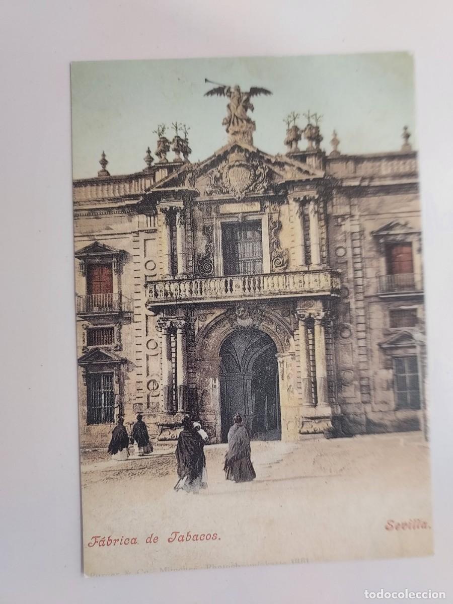 Postales: POSTAL SEVILLA FABRICA DE TABACOS. REPRODUCCION MODERNA COMISARIA CIUDAD 1992