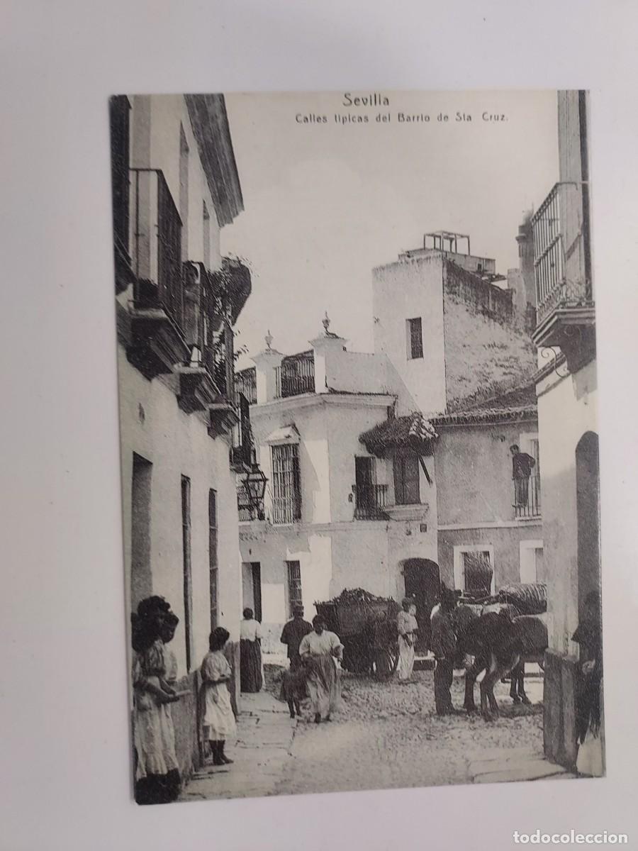 Postales: POSTAL SEVILLA CALLES TIPICAS BARRIO SANTA CRUZ. REPRODUCCION MODERNA COMISARIA CIUDAD 1992