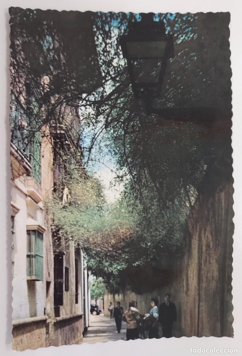 Postales: POSTAL SEVILLA BARRIO SANTA CRUZ CALLEJON DEL AGUA. 1961. ESCRITA