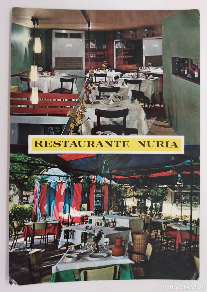 Postales: POSTAL SEVILLA CAFETERIA NURIA RESTAURANTE HELADERIA REPOSTERIA MARISQUERIA. 1969. SIN CIRCULAR