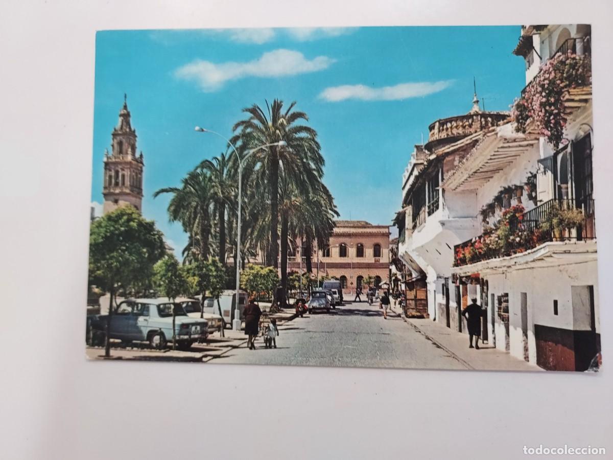 Postales: POSTAL ECIJA PLAZA DE ESPA&Ntilde;A ACERA DE SAN FRANCISCO. 1967. ESCRITA. SEVILLA