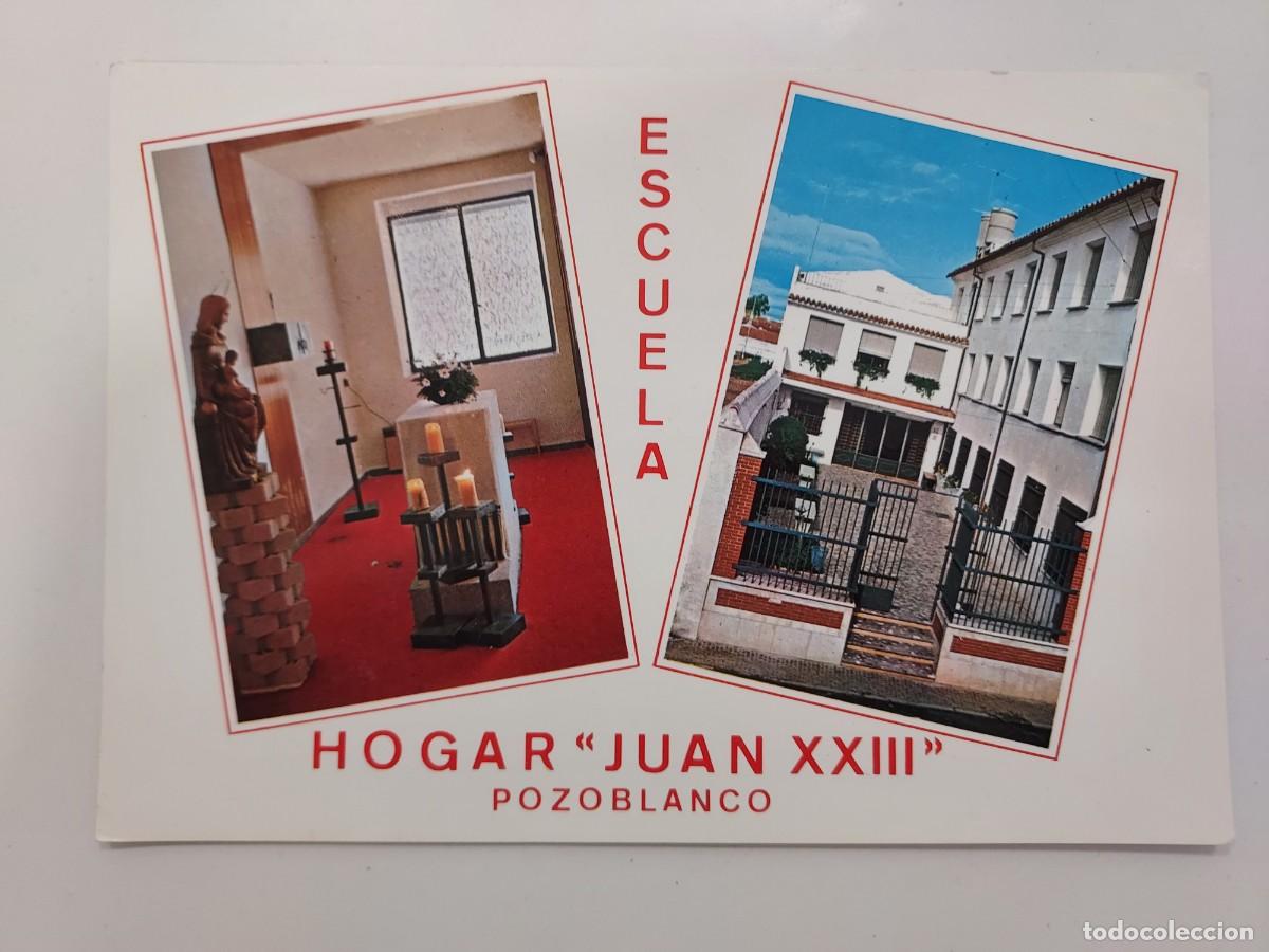 Postales: POSTAL POZOBLANCO ESCUELA HOGAR JUAN XXIII CAPILLA FACHADA. 1973. ESCRITA. CORDOBA
