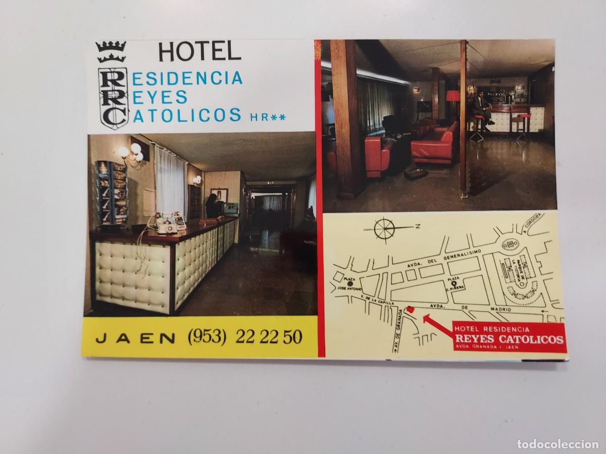 Postales: POSTAL JAEN HOTEL RESIDENCIA REYES CATOLICOS. 1970. SIN CIRCULAR
