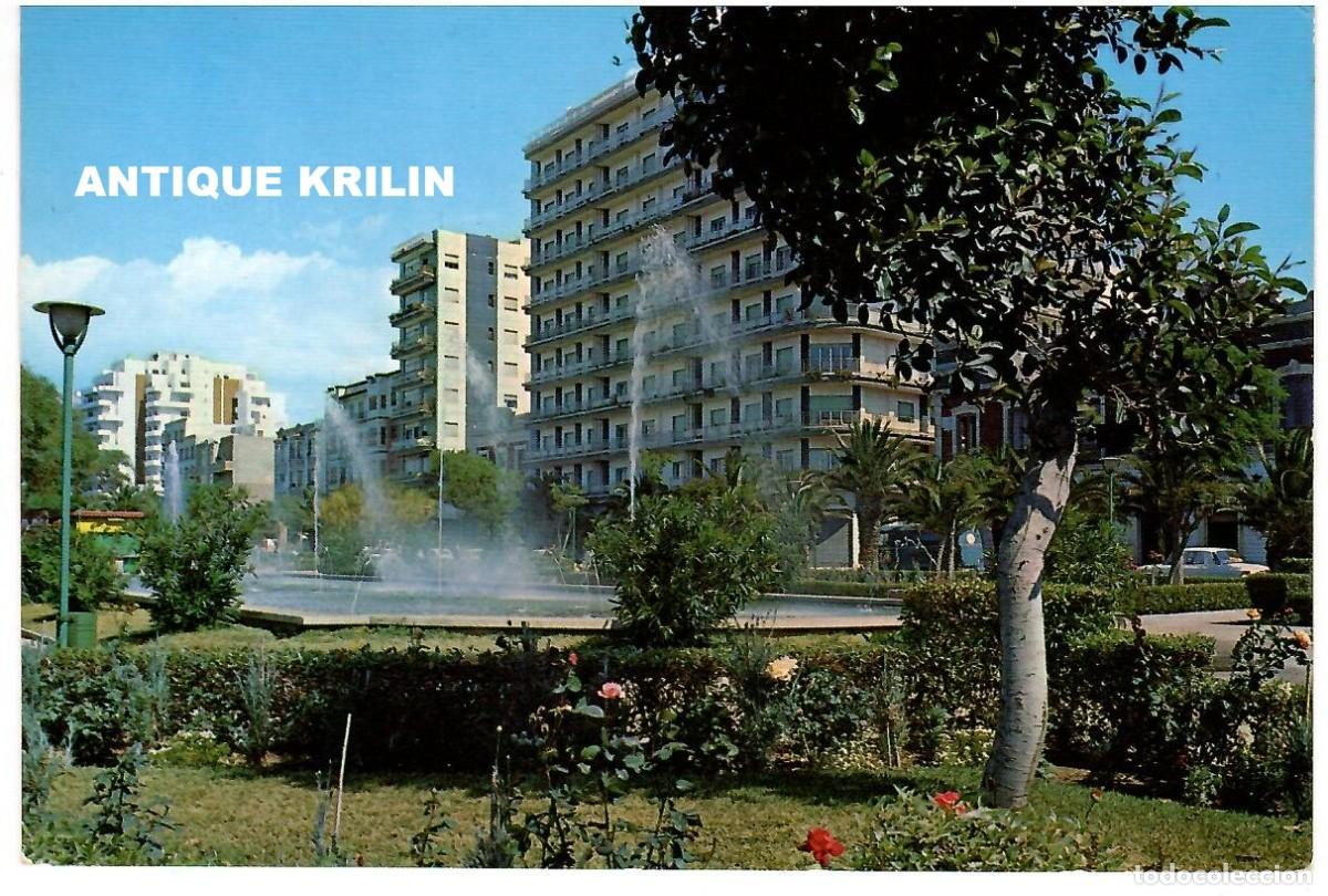 Postales: ALMERIA / ESTANQUE PARQUE JOS&Eacute; ANTONIO / EDICION ORTAMA SERIE 92 N&ordm; 74 / FRANQUEADA