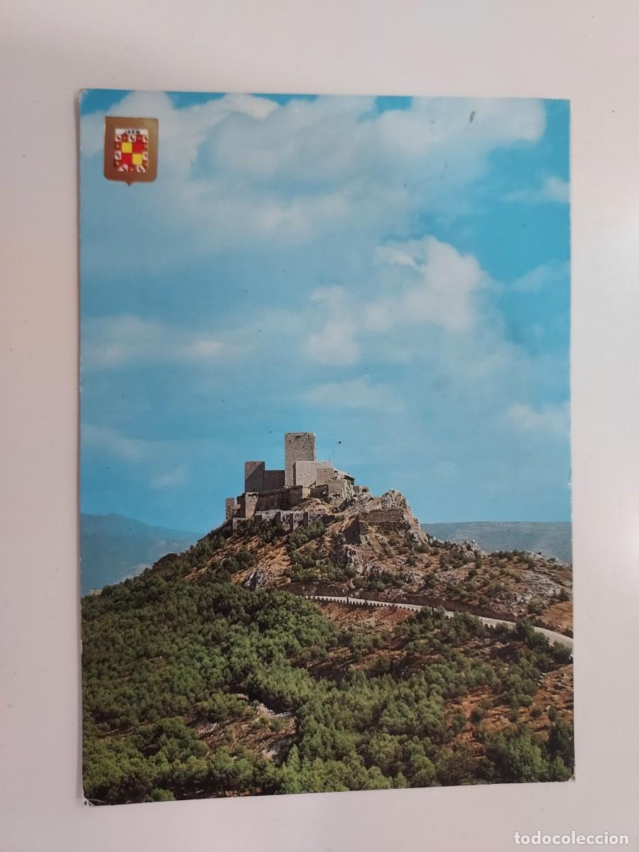 Postales: POSTAL JAEN CASTILLO DE SANTA CATALINA. 1968. CIRCULADA. MATASELLOS TORREDONJIMENO