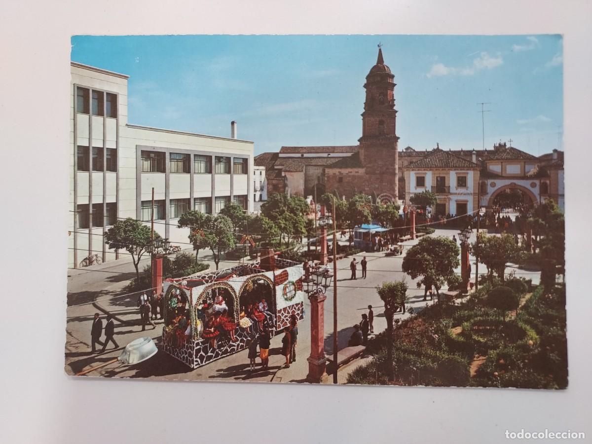 Postales: POSTAL ANDUJAR PLAZA DE ESPA&Ntilde;A. 1968. SIN CIRCULAR. ARRIBAS. JAEN