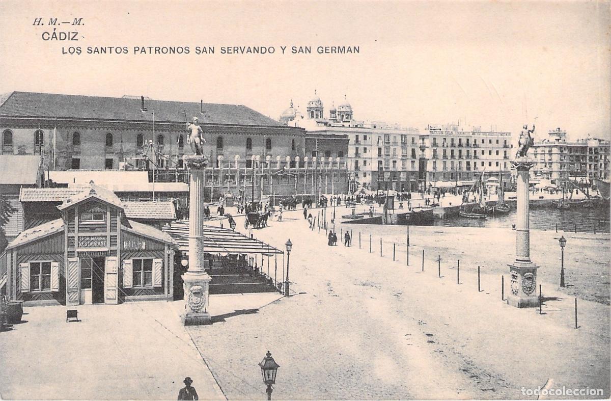 Postales: Postal de C&aacute;diz, Los Santos Patronos San Servando y San Germ&aacute;n