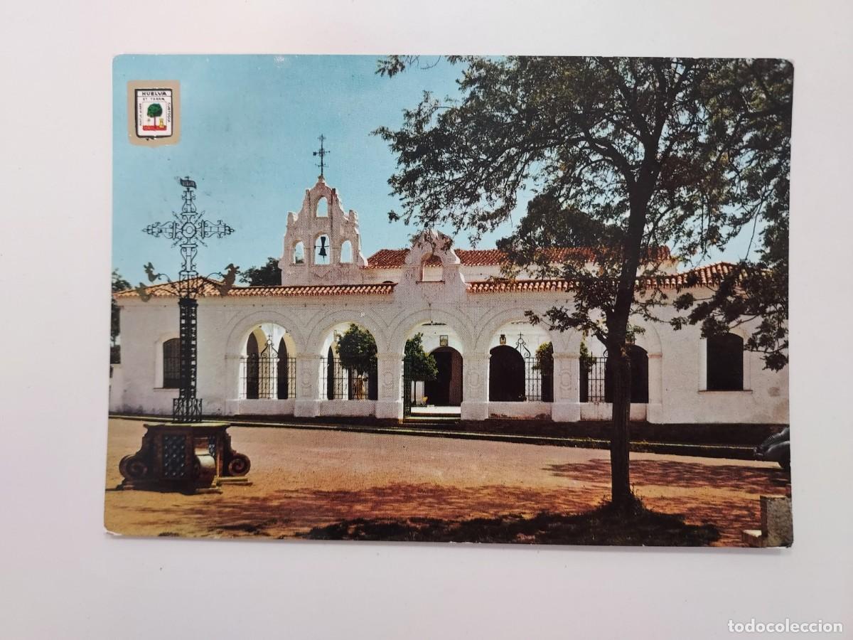 Postales: POSTAL HUELVA SANTUARIO DE NUESTRA SE&Ntilde;ORA DE LA CINTA. 1963. CIRCULADA. SUBIRATS 1316
