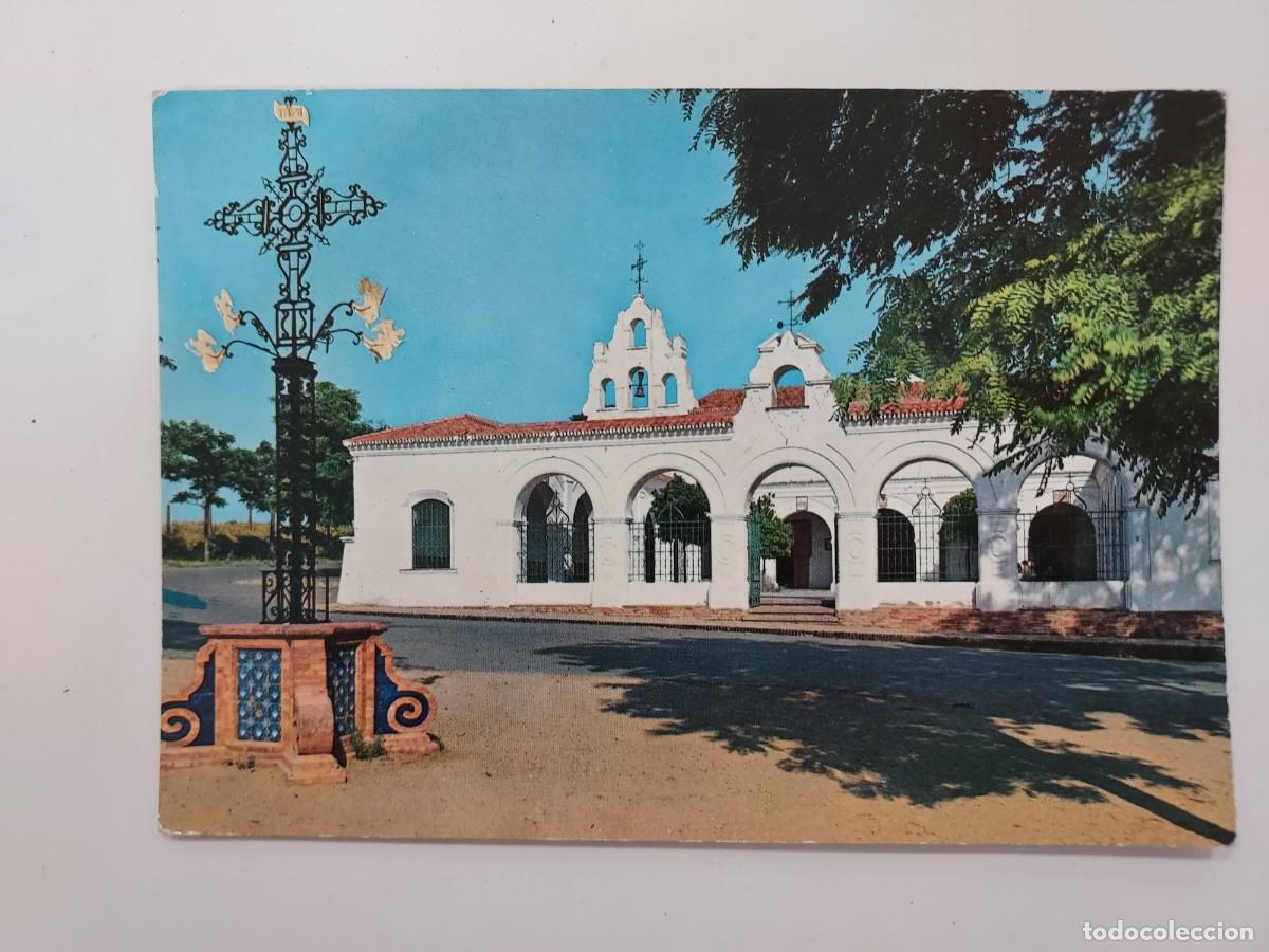 Postales: POSTAL HUELVA SANTUARIO DE NUESTRA SE&Ntilde;ORA DE LA CINTA. 1964. CIRCULADA