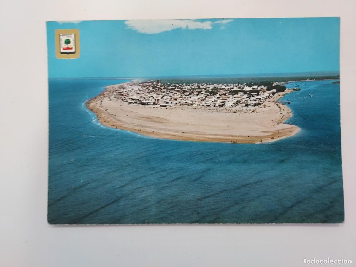 Postales: POSTAL PUNTA UMBRIA PLAYA Y VISTA AEREA. 1967. SIN CIRCULAR. HUELVA