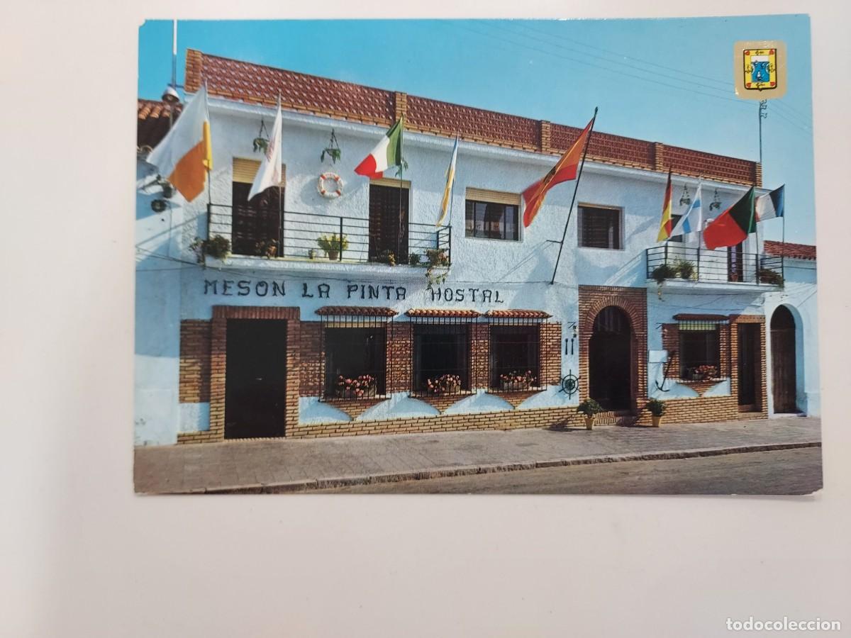 Postales: POSTAL PALOS DE LA FRONTERA MESON LA PINTA FACHADA. 1970. SIN CIRCULAR. HUELVA