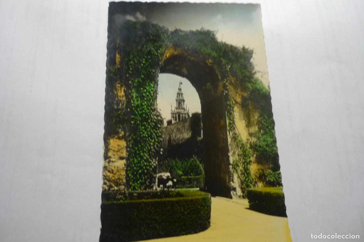 Postales: postal sevilla un rincon alcazar coloreada escrita cm