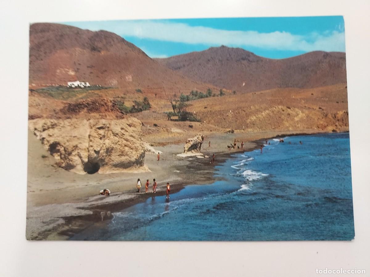 Postales: POSTAL ALMERIA PLAYA DE LA ISLETA DEL MORO. 1970. SIN CIRCULAR. ORTAMA