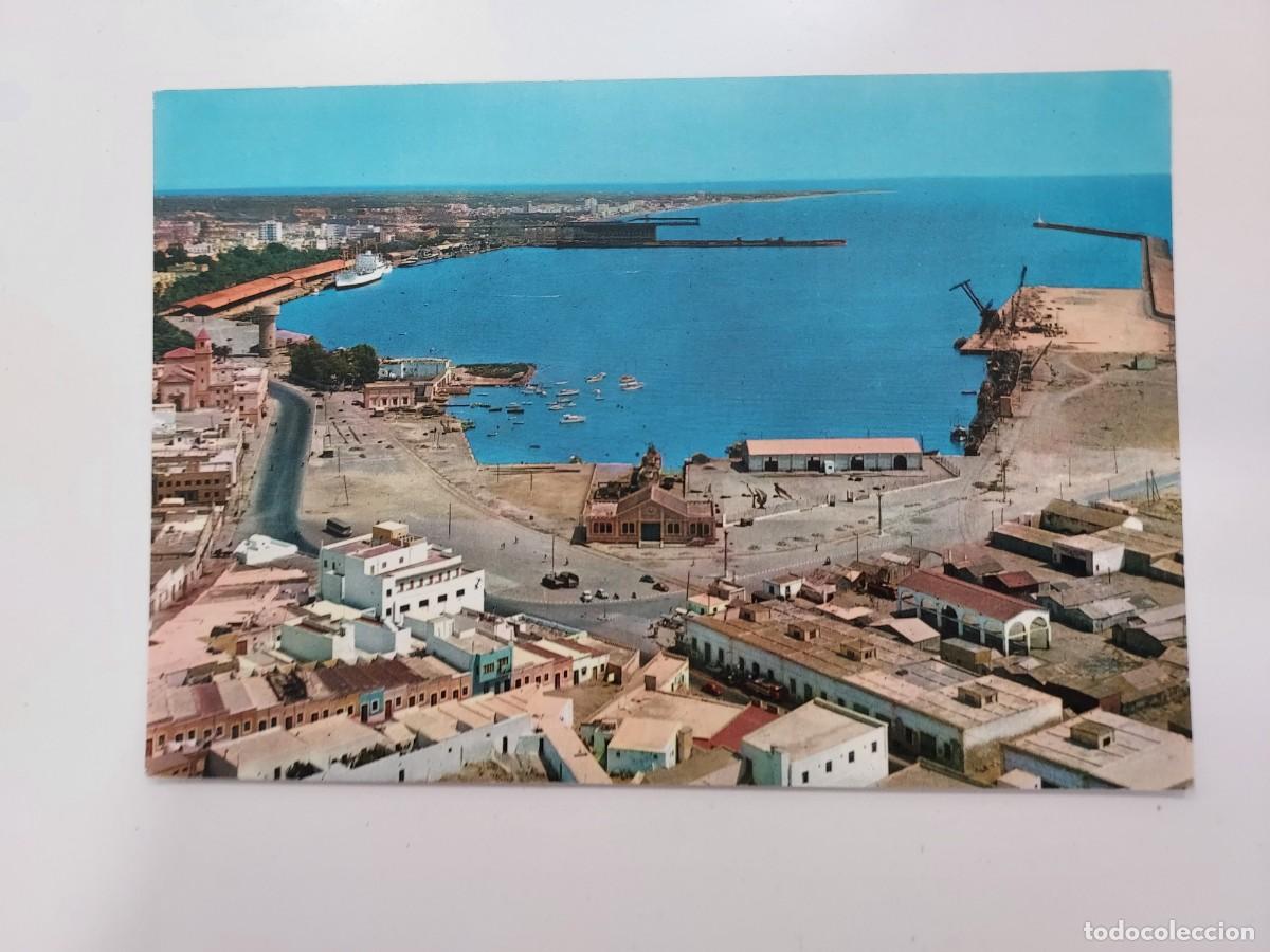 Postales: POSTAL ALMERIA PUERTO Y VISTA PARCIAL. 1965. ESCRITA