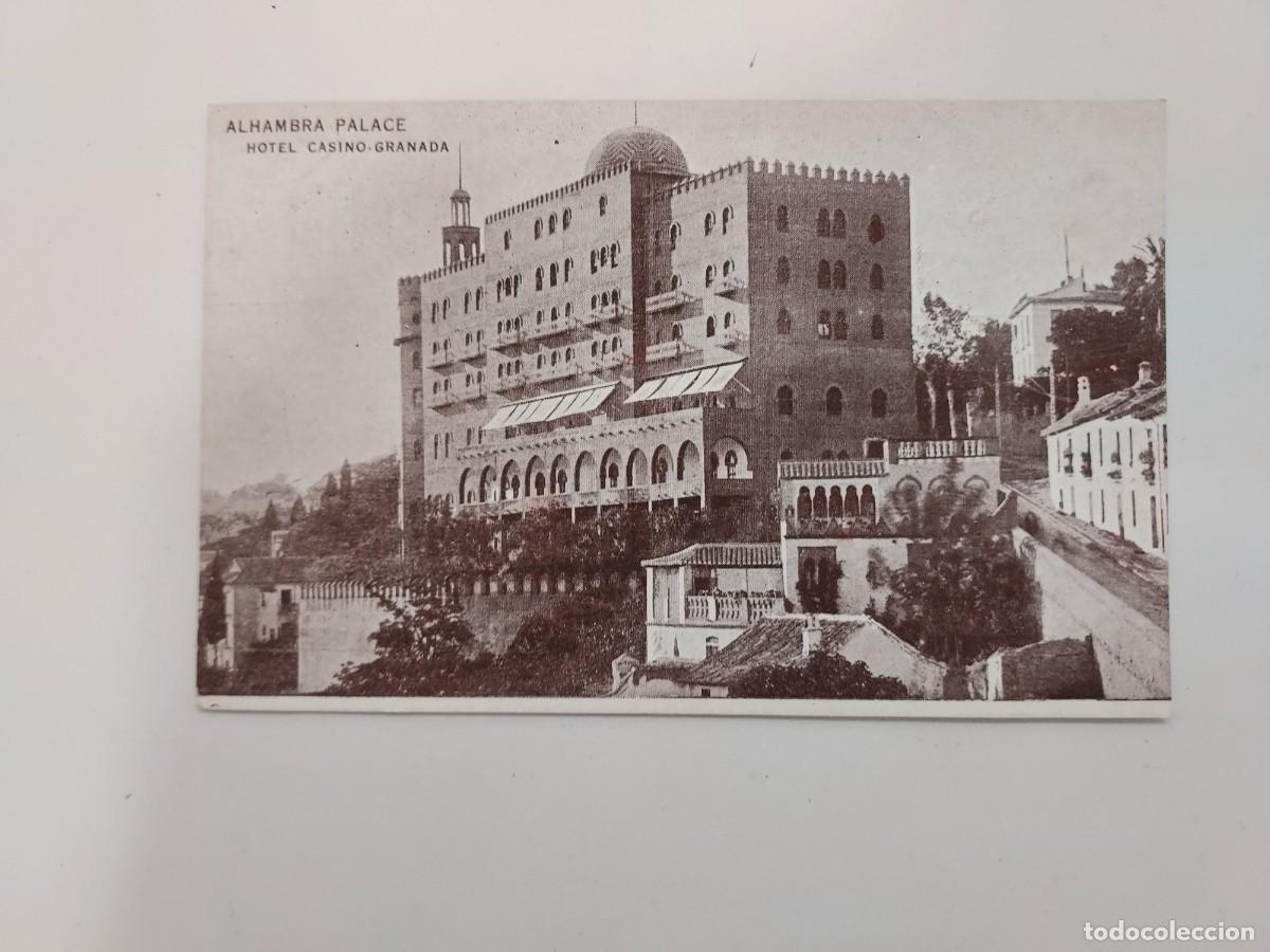 Postales: POSTAL GRANADA ALHAMBRA PALACE HOTEL CASINO GRANADA. SIN CIRCULAR