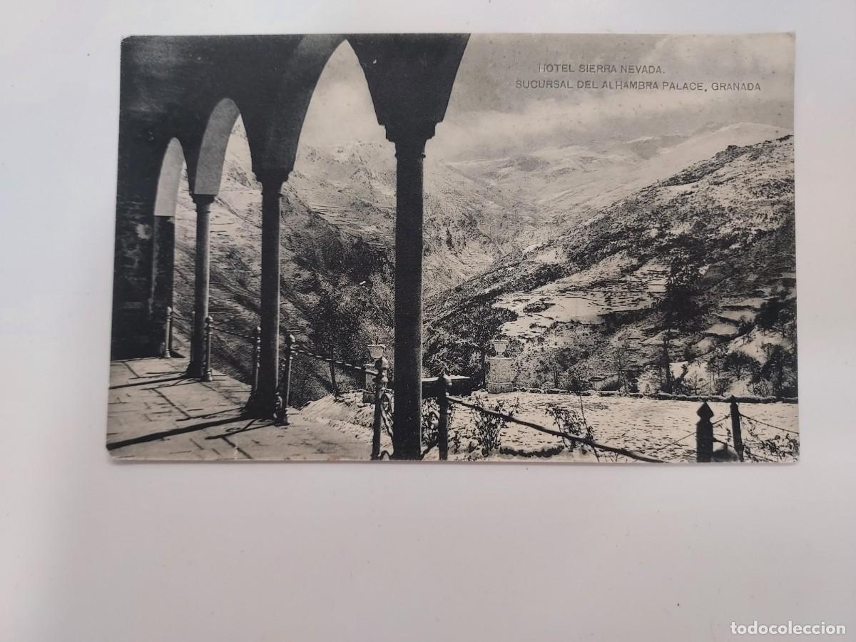 Postales: POSTAL (GRANADA) HOTEL SIERRA NEVADA SUCURSAL DEL ALHAMBRA PALACE. SIN CIRCULAR. GRANADA. HAUSER