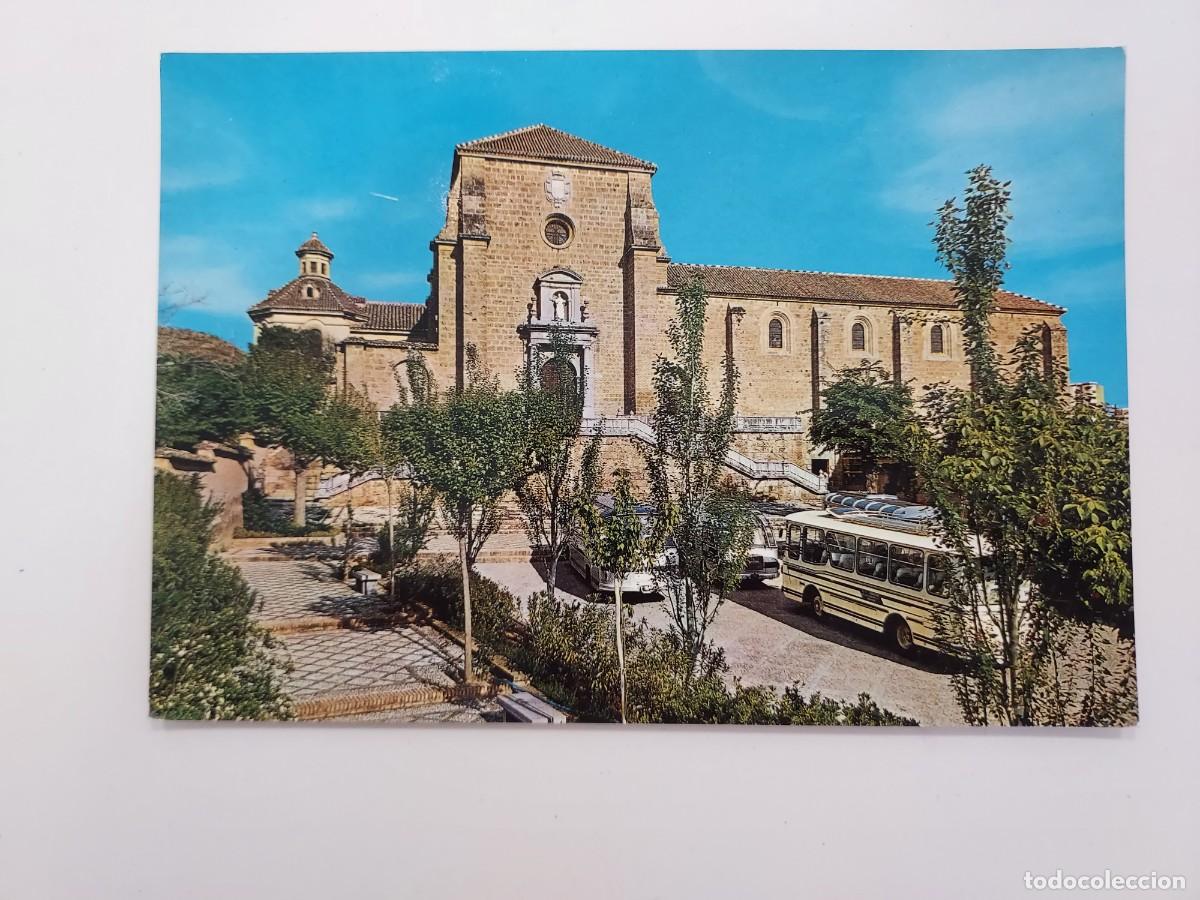 Postales: POSTAL GRANADA LA CARTUJA FACHADA PRINCIPAL. 1968. SIN CIRCULAR. AUTOBUS