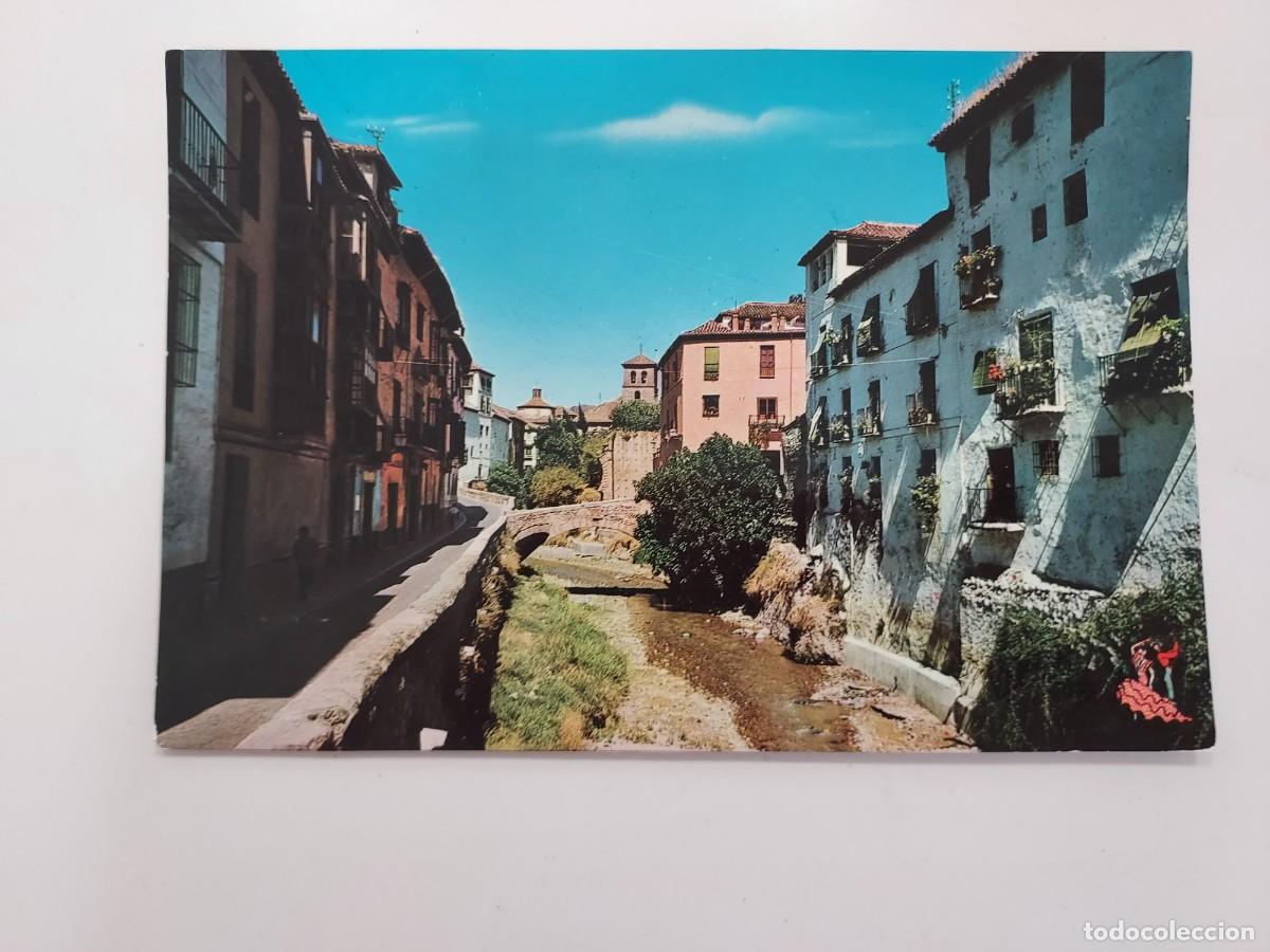 Postales: POSTAL GRANADA CARRERA DEL DARRO. 1963. SIN CIRCULAR. BEASCOA