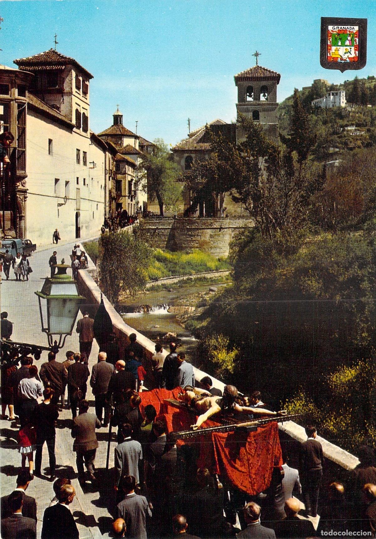 Postales: Postal de Granada Semana Santa Traslado del Cristo de la Misericordia