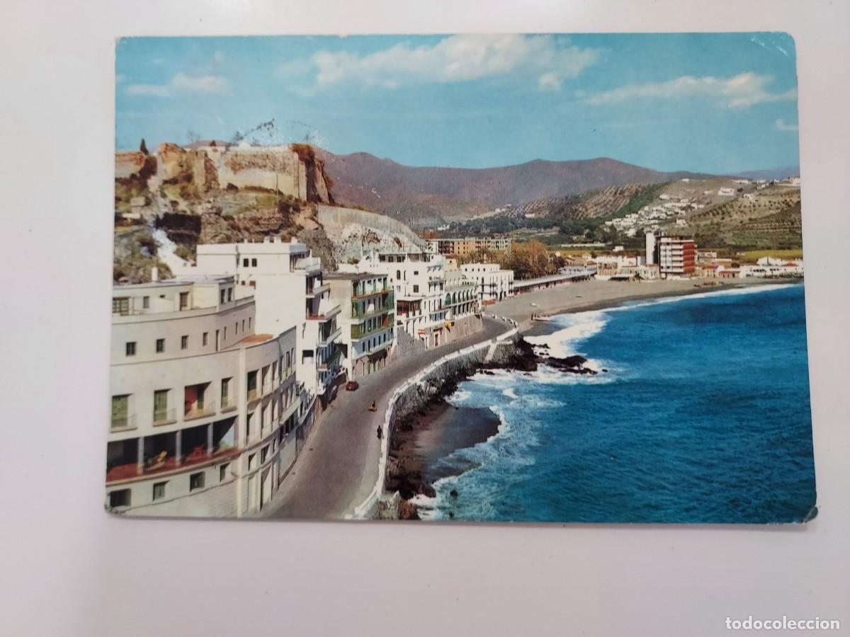 Postales: POSTAL ALMU&Ntilde;ECAR PASEO DE PRIETO MORENO Y B CAPRICHO. 1965. CIRCULADA. GRANADA