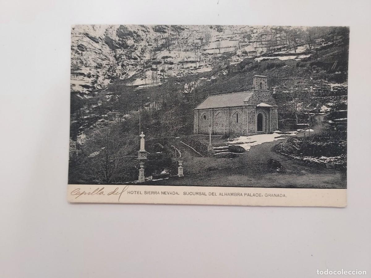Postales: POSTAL (GRANADA) CAPILLA DEL HOTEL SIERRA NEVADA SUCURSAL DEL ALHAMBRA PALACE. S/C. HAUSER MENET