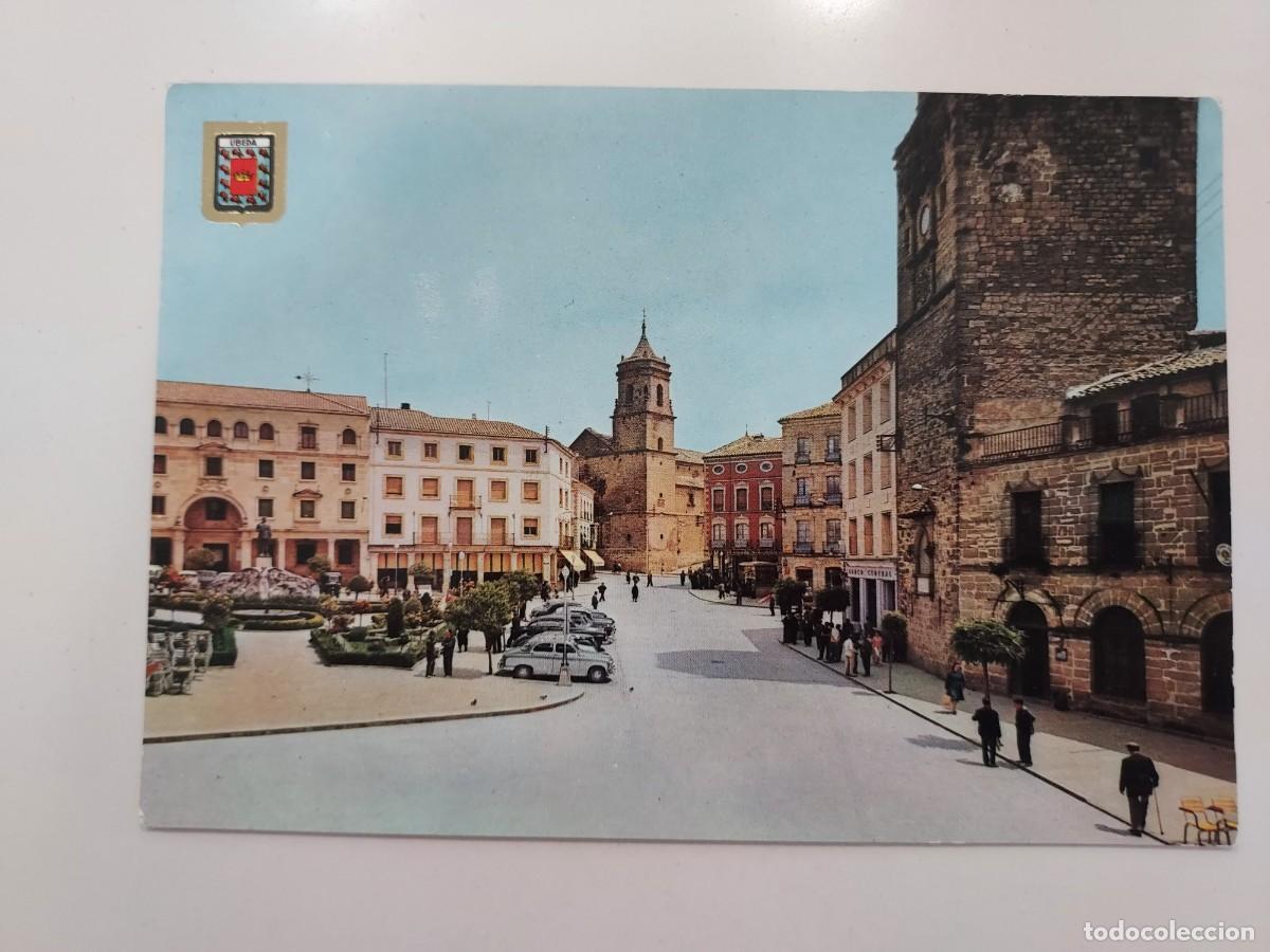 Postales: POSTAL UBEDA PLAZA DEL GENERAL SARO. 1963. SIN CIRCULAR. JAEN