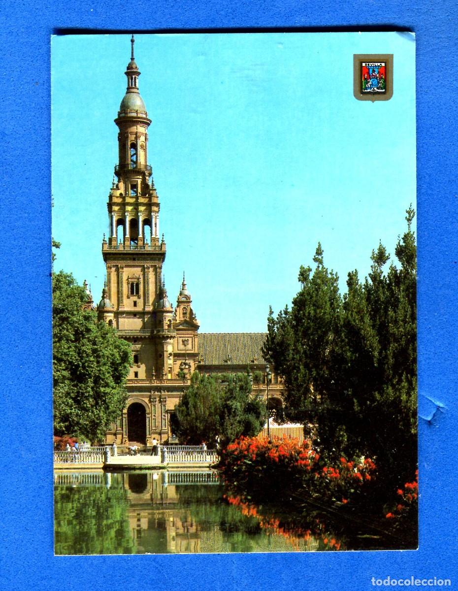 Postales: POSTAL SIN CIRCULAR SEVILLA 50 EDITA ESCUDO DE ORO