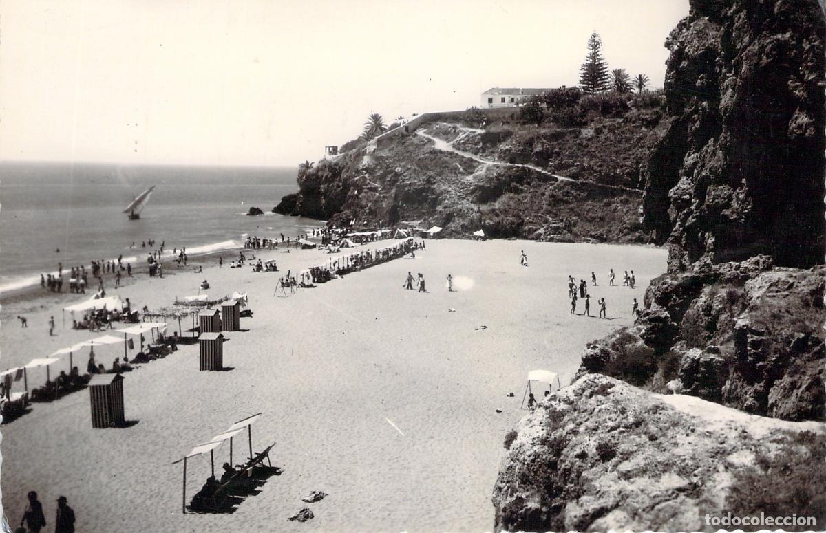 Postales: Postal de las Playas de La Roca en Torremolinos M&aacute;laga