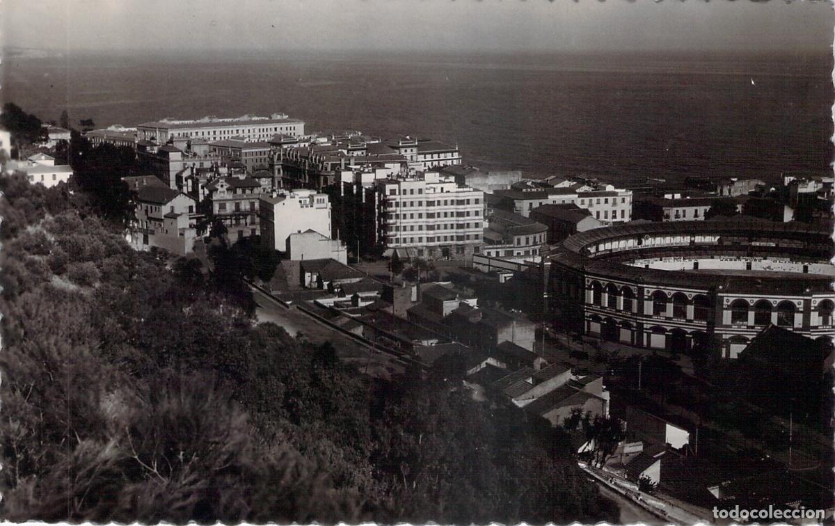 Postales: Postal de M&aacute;laga Vista Parcial con Plaza de Toros de la Malagueta