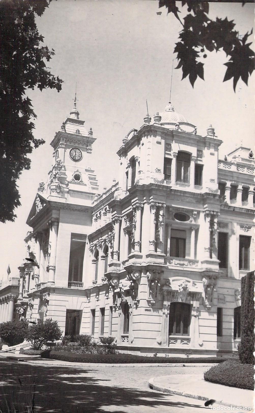 Postales: Tarjeta Postal del Ayuntamiento de M&aacute;laga, Edificio Hist&oacute;rico