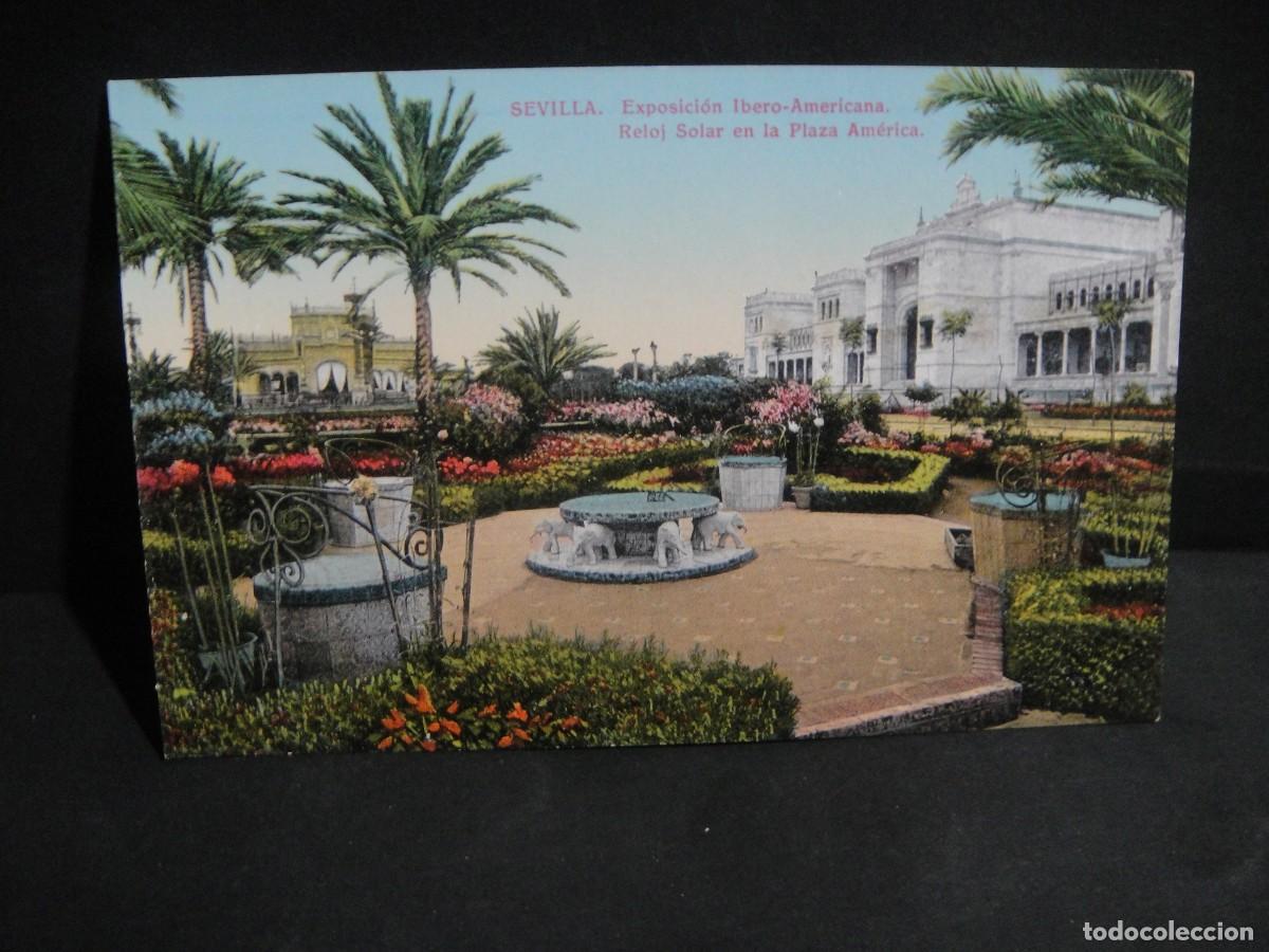 Postales: sevilla , plaza america - edit, c. r. s. - sin circular