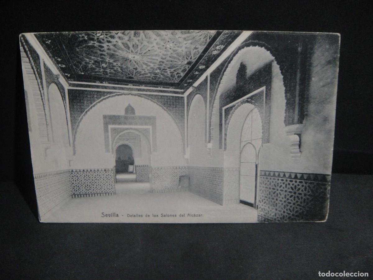 Postales: sevilla , salonesdel alcazar - edicion alemana - circulada