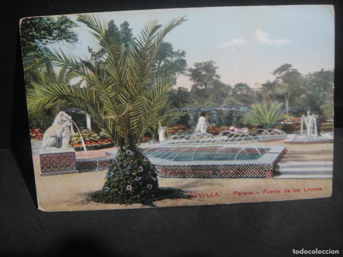 Postales: sevilla , fuente de los leones - edicion tomas sanz